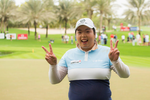 Shanshan Feng on Dubai Ladies Mastersin todellinen kestomenestyjä. Kuva: Tristan Jones/LET