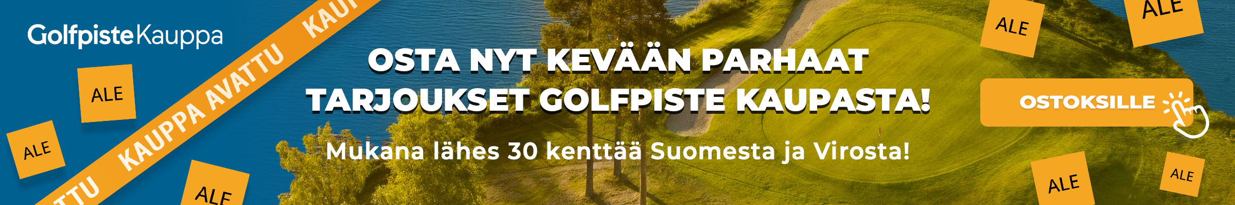 Golfpiste Kauppa avattu